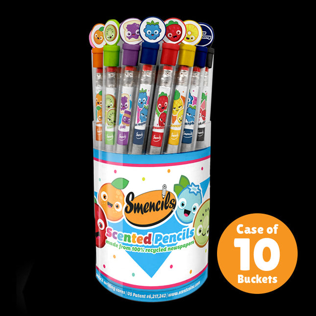 Graphite Smencils Cylinder - HB #2 Scented Pencils, 50 Count