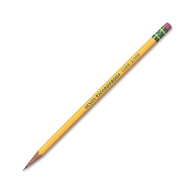 Pencils Ticonderoga No. 2 wood 12 ct. Sharpened latex free