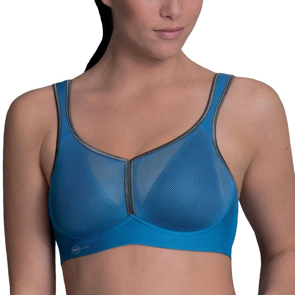 ANITA AIR CONTROL SPORTS BRA WITH PADDED CUPS - LIPSTICK