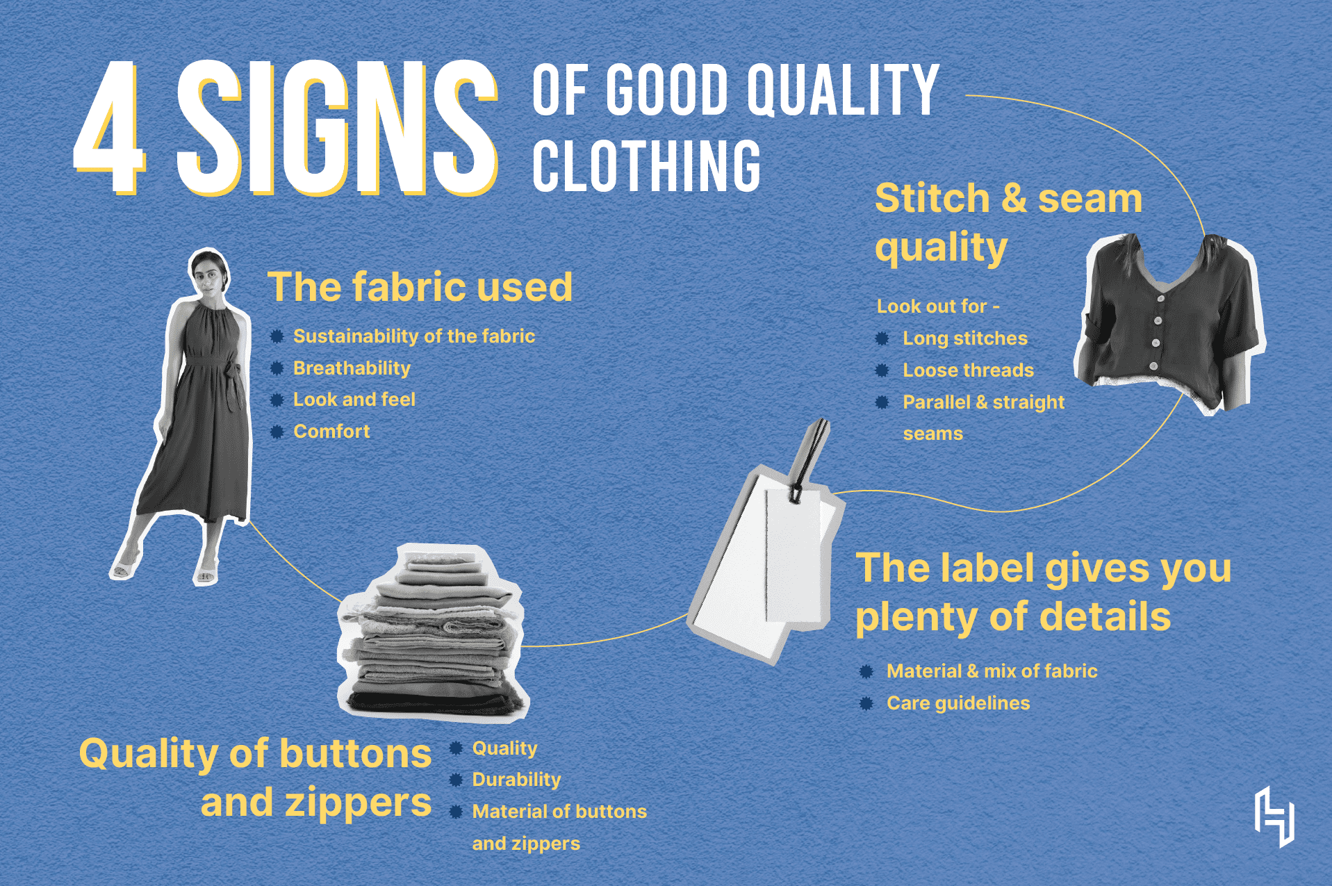 What to check for when determining good quality clothing