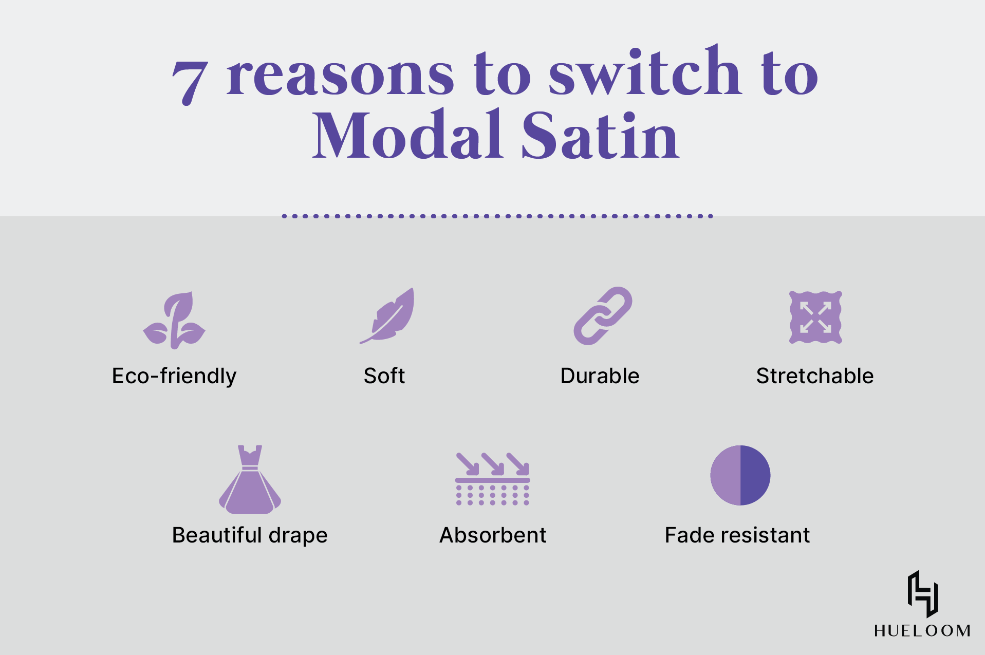 Seven reasons to switch to modal satin