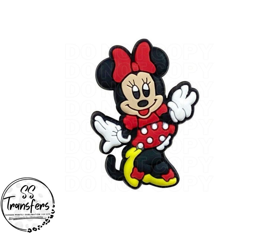 Mouse In A Red Dress Straw Topper