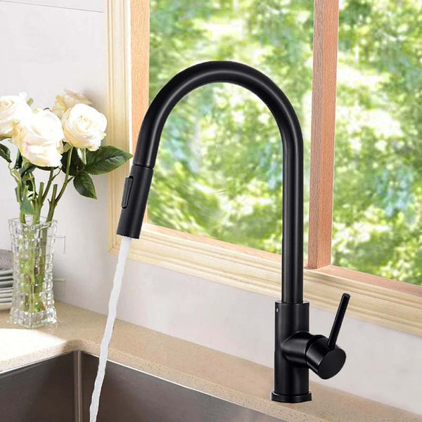 Gourmet Kitchen Faucet Multi-command Slim Matte Black 04 | TrendHaus - Home Decoration