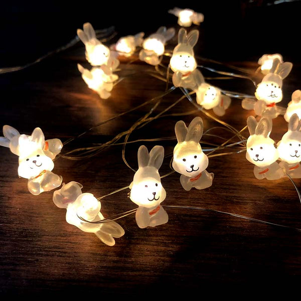 Easter Decoration: String of Lights Bunnies 2 | TrendHaus - Home Decoration