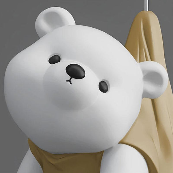 Decorative Sculpture Balaão Bear Beige Detail | TrendHaus - Home Decoration