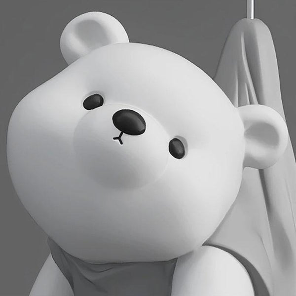 Escultura decorativa Detalle de oso globo gris | TrendHaus - Decoración del hogar