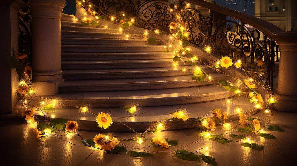 TrendHaus String of Lights | Home Decoration on the Staircase