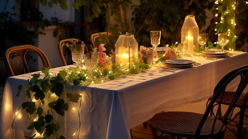 TrendHaus String of Lights | Home Decoration Dining Table