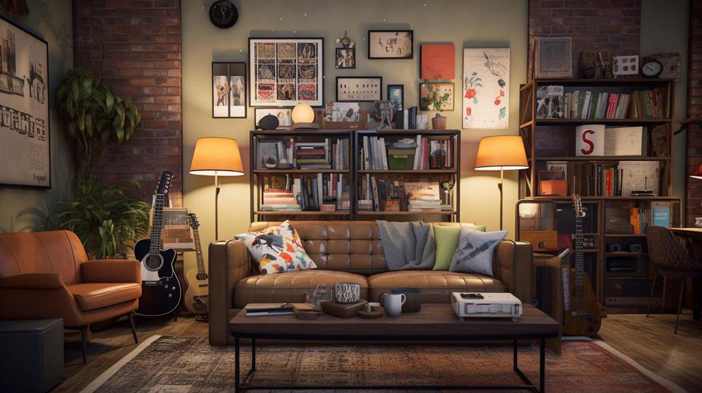 Guia Completo de Estilos de Decoração - Sala Decorada ao Estilo Hipster - TrendHaus - Decoração para Casa