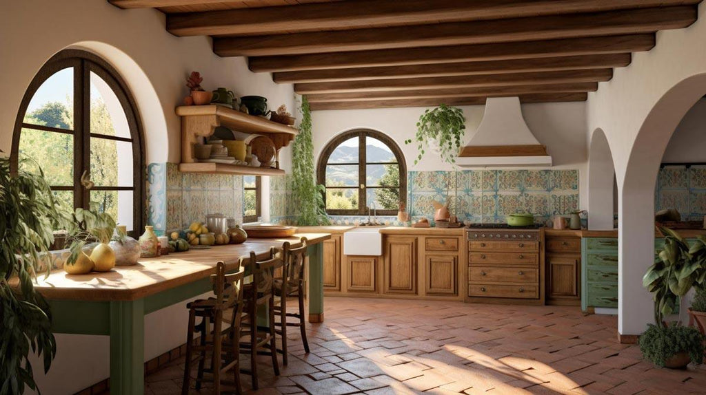 Complete Guide to Decorating Styles - Kitchen Decorated in the Mediterranean Style - TrendHaus - Home Decoration