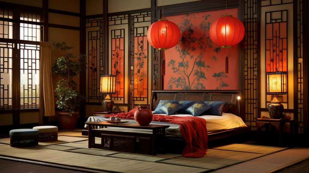 Guia Completo de Estilos de Decoração - Quarto Decorado ao Estilo Oriental - TrendHaus - Decoração para Casa