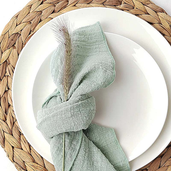 Set of 100% Cotton Fabric Napkins for Table Setting 4 | TrendHaus - Home Decoration