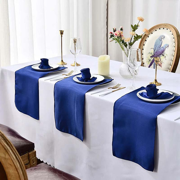 Satin Fabric Napkin Set Decorates Table Setting | TrendHaus - Home Decoration