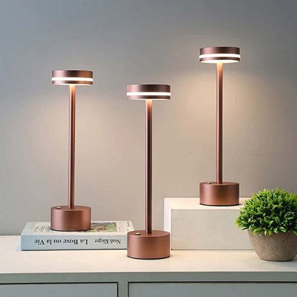 Luminárias de Mesa LED Sem Fio Elegance Rosé | TrendHaus - Decoração para Casa