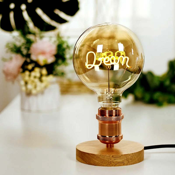 Luminária de Mesa Vintage Bulb Dream Decora Sala | TrendHaus - Decoração para Casa