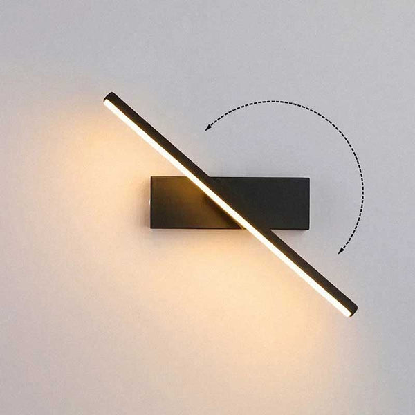 Black Rotate Sconce Wall Lamp Rotates 330º | TrendHaus - Home Decoration