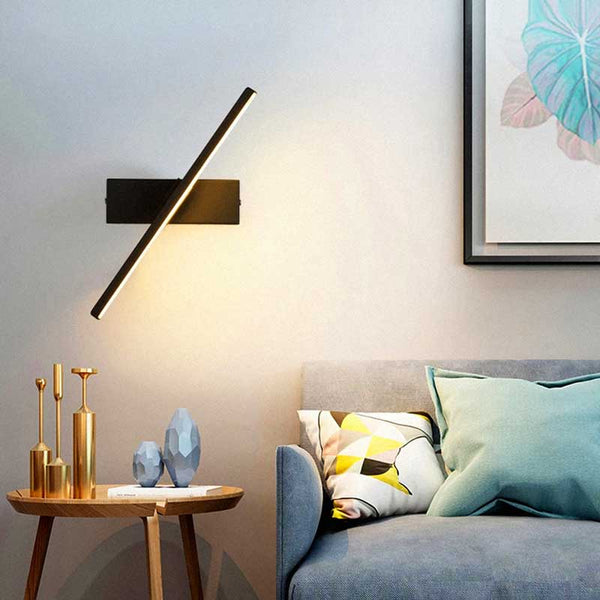 Lámpara de pared con aplique giratorio negro que decora la sala de estar | TrendHaus - Decoración del hogar