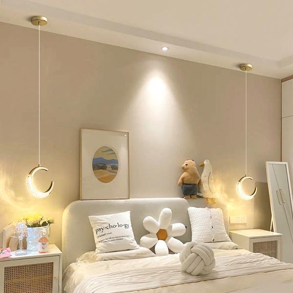 Lámpara colgante Crystal Moon para salón y dormitorio infantil | TrendHaus - Decoración del Hogar