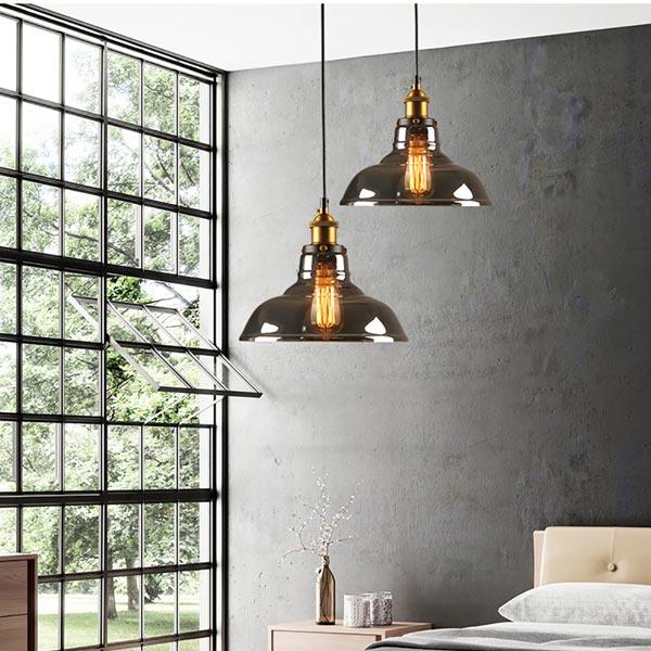 Smoky Pendant Lamp - Lamps for Kitchen, Living Room, Bedroom - Retro - Vintage -02 | TrendHaus - Home Decoration