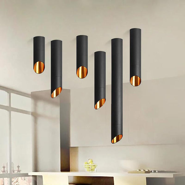 Luminárias de Teto Pipe Preta | TrendHaus - Decoração para Casa - Decoram Sala de estar