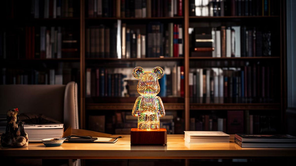 Luminária de Mesa Moderna Ursinho em Festa - TrendHaus Magazine - Decoração para Casa