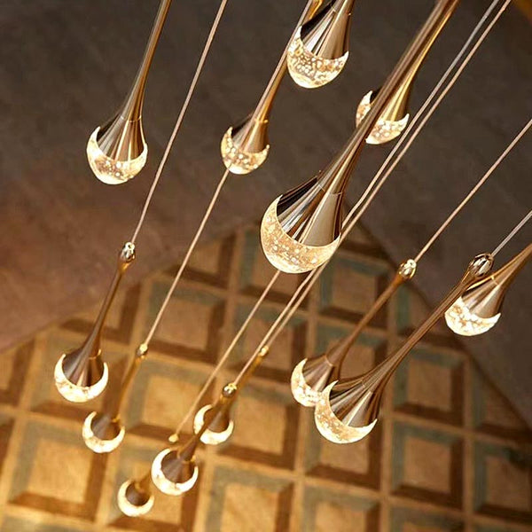 Luminárias Pendentes Drop Gold Detalhe | TrendHaus - Decoração para Casa