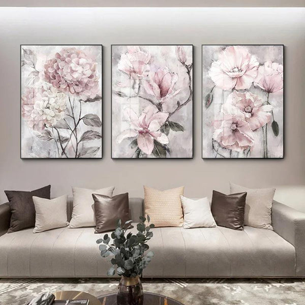 Marcos decorativos de flores rosas | TrendHaus - Decoración del hogar