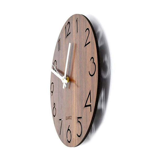 Minimal Wooden Wall Clock - Minimalist Decoration | TrendHaus - Home Decoration