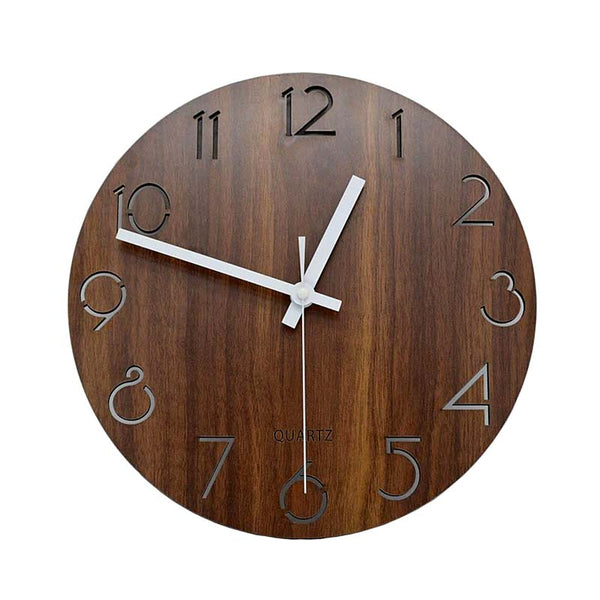 Relógio de Parede Madeira Minimal Estilo Minimalista | TrendHaus - Decoração para Casa