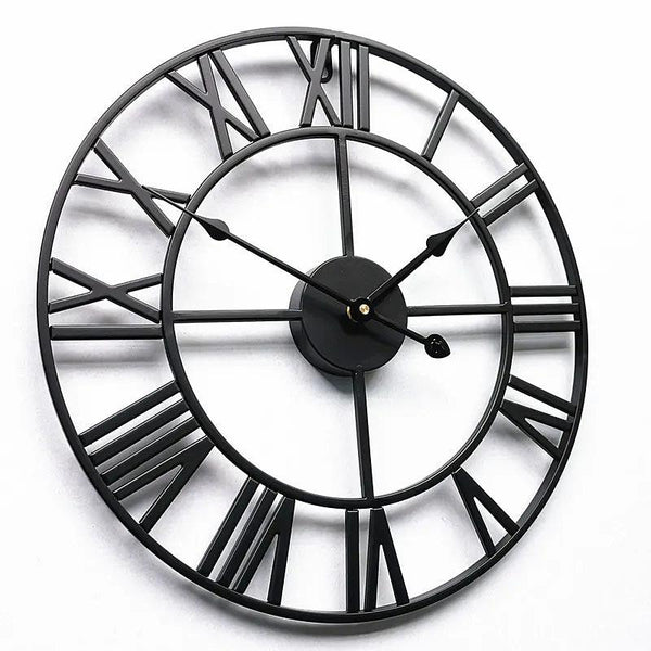 Retro Black Wall Clock | TrendHaus - Home Decoration