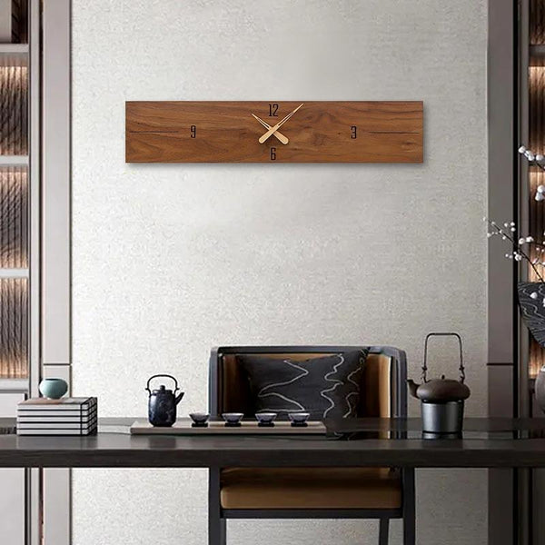 Relógio de Parede Wooden Escuro Decora Escritório | TrendHaus - Decoração para Casa