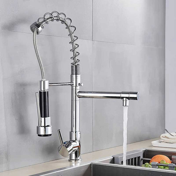 Premium Chrome Gourmet Kitchen Faucet 2 | TrendHaus Home Decoration