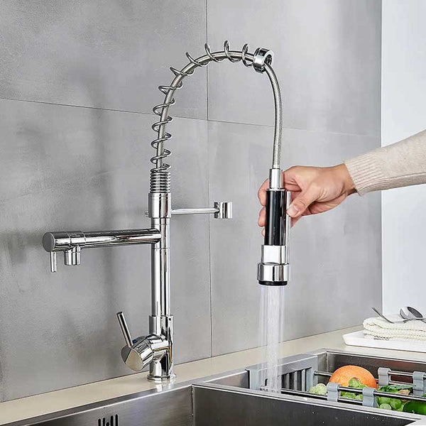 Gourmet Premium Chrome Kitchen Faucet | TrendHaus Home Decoration