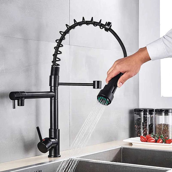 Gourmet Matte Black Kitchen Faucet | TrendHaus - Home Decoration