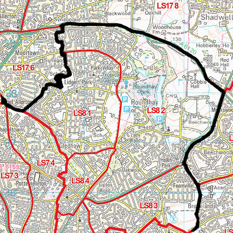 Personalised Franchise Postcode Territory Maps