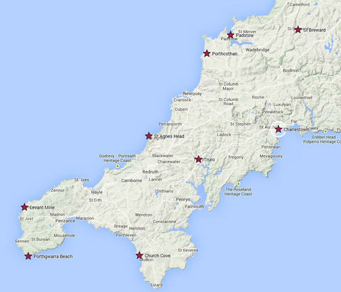 Poldark Locations Cornwall Map 9 Poldark Filming Locations In Cornwall Mapped – Map Logic