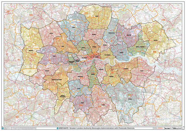 Surrey County Map Map Logic