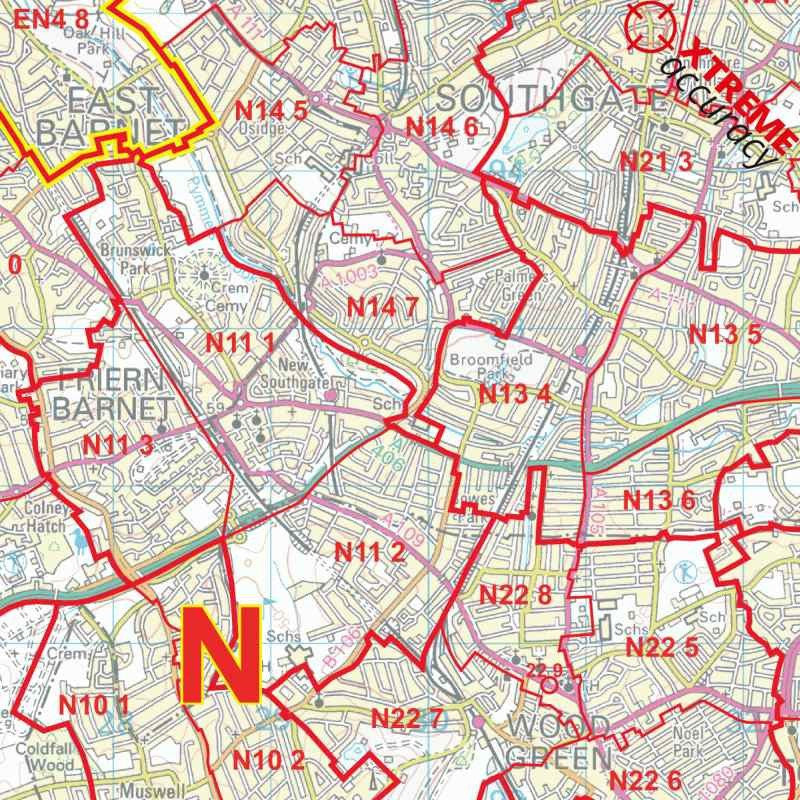 MSM21 Greater London Postcode Sector Map Detail Large 1024x1024 ?v=1499952987