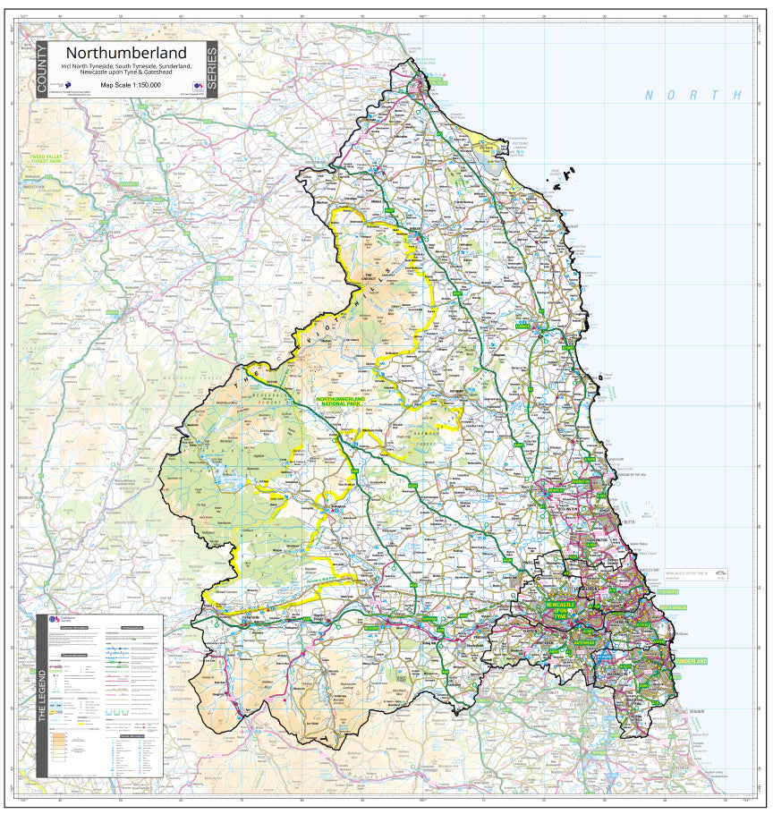 Northumberland County Map (2021) Map Logic