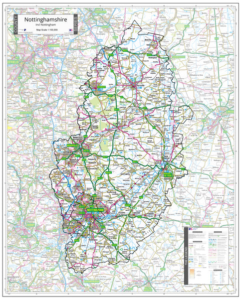 Nottingham Postcode Map Ng Map Logic 7207