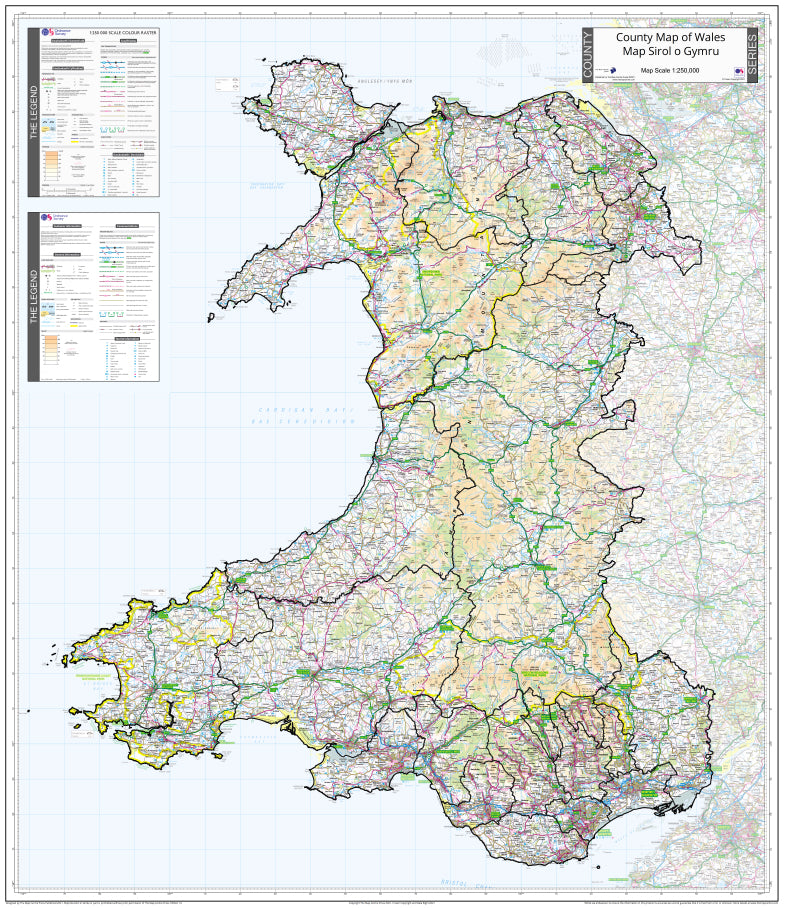 Wales Counties Map 2019 Wales County Map (2021) – Map Logic