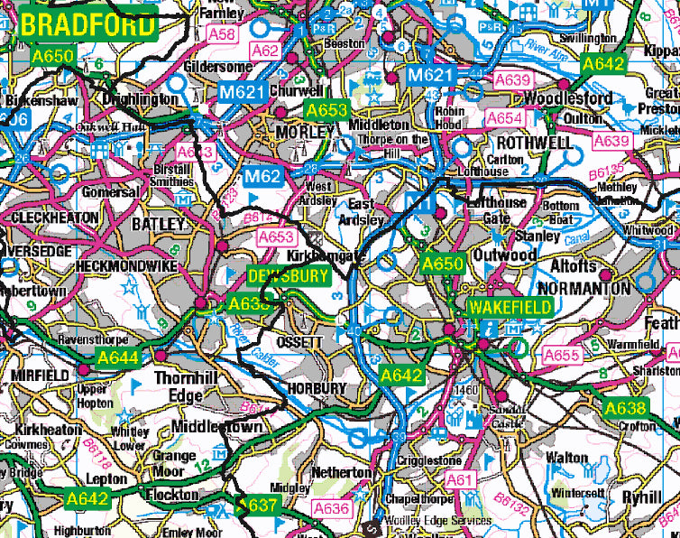 West Yorkshire County Map 2021 Map Logic 3548