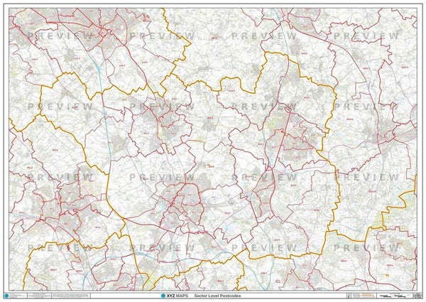NR Postcode Map for the Norwich Postcode Area GIF or PDF Download – Map ...