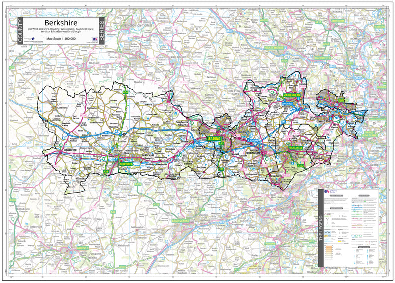 Berkshire England Map