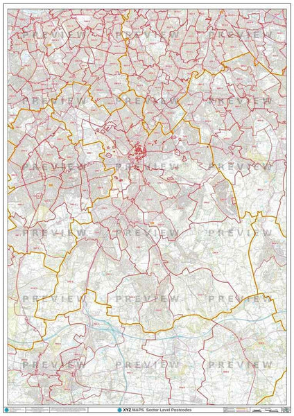 Ls Postcode Map For The Leeds Postcode Area Or Pdf Download Map Logic 6227
