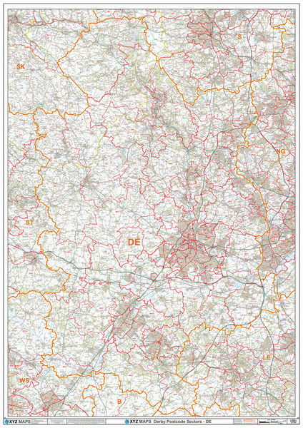 Hertfordshire County Map (2021) – Map Logic