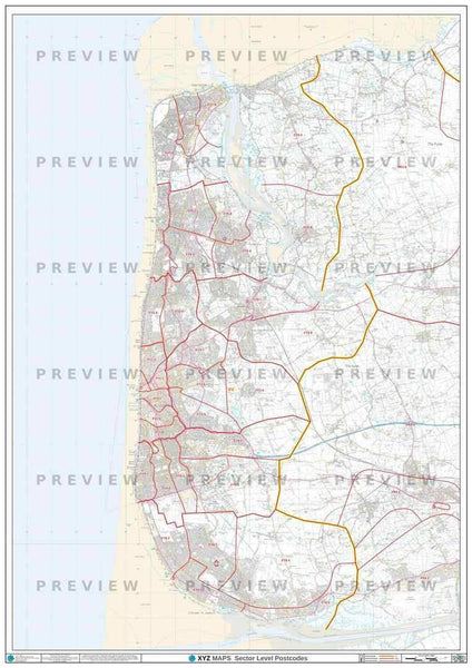 Ls Postcode Map For The Leeds Postcode Area Or Pdf Download Map Logic 0759