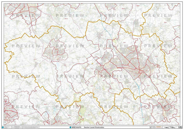 Ls Postcode Map For The Leeds Postcode Area Or Pdf Download Map Logic 5854