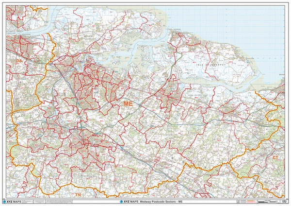 West Yorkshire County Map (2021) – Map Logic