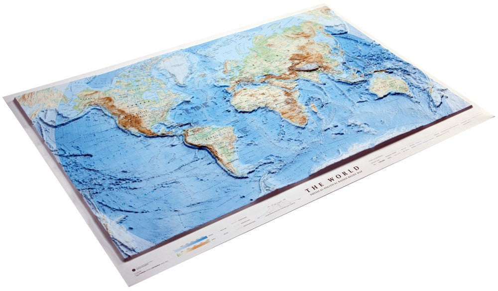 World 3D Relief Map – Map Logic
